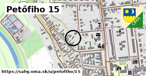 Petőfiho 15, Šahy