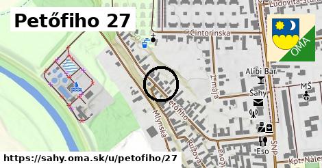 Petőfiho 27, Šahy