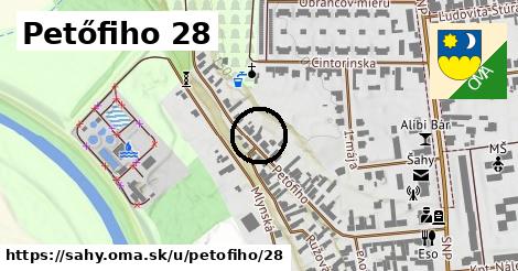 Petőfiho 28, Šahy