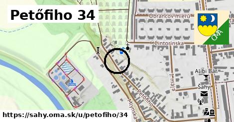 Petőfiho 34, Šahy