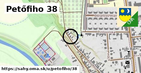 Petőfiho 38, Šahy