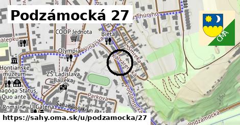 Podzámocká 27, Šahy