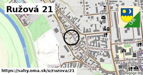 Ružová 21, Šahy