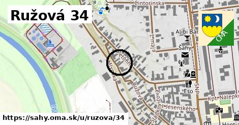 Ružová 34, Šahy