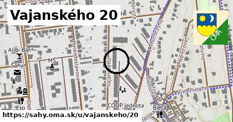 Vajanského 20, Šahy