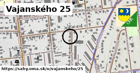 Vajanského 25, Šahy