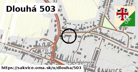 Dlouhá 503, Šakvice