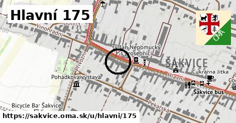 Hlavní 175, Šakvice