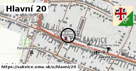 Hlavní 20, Šakvice