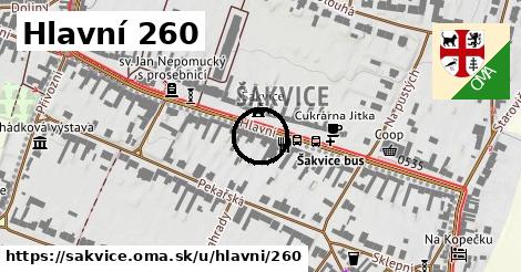 Hlavní 260, Šakvice