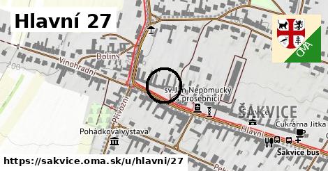 Hlavní 27, Šakvice