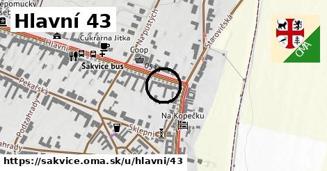 Hlavní 43, Šakvice