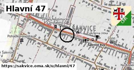 Hlavní 47, Šakvice