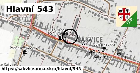 Hlavní 543, Šakvice