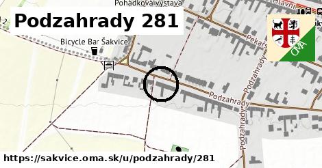 Podzahrady 281, Šakvice