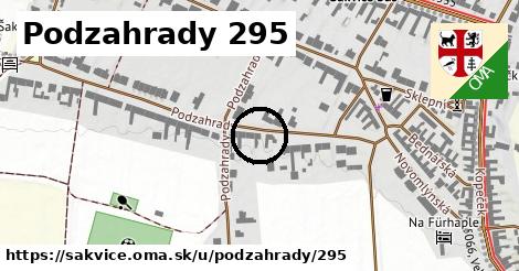 Podzahrady 295, Šakvice