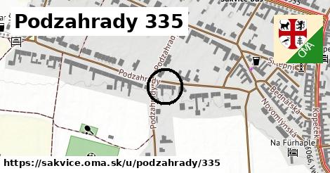 Podzahrady 335, Šakvice