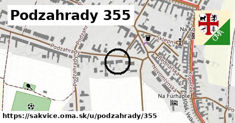Podzahrady 355, Šakvice