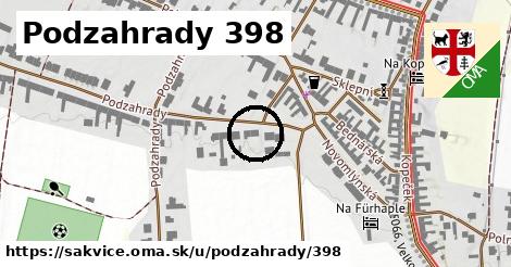 Podzahrady 398, Šakvice