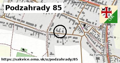 Podzahrady 85, Šakvice
