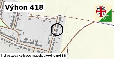 Výhon 418, Šakvice