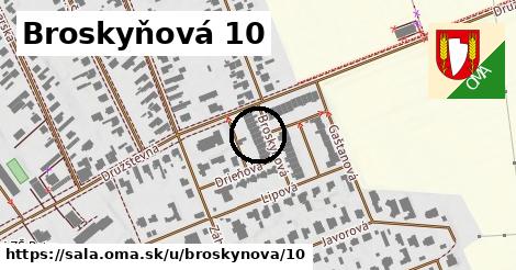 Broskyňová 10, Šaľa