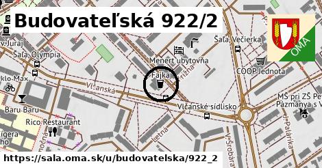 Budovateľská 922/2, Šaľa