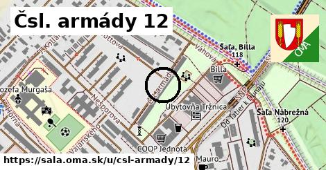 Čsl. armády 12, Šaľa