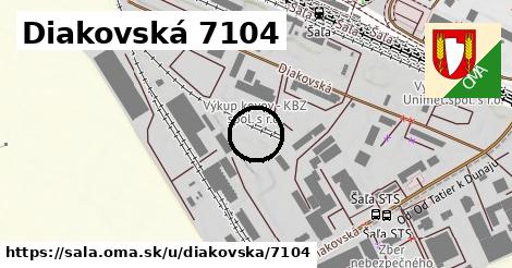 Diakovská 7104, Šaľa