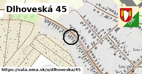 Dlhoveská 45, Šaľa