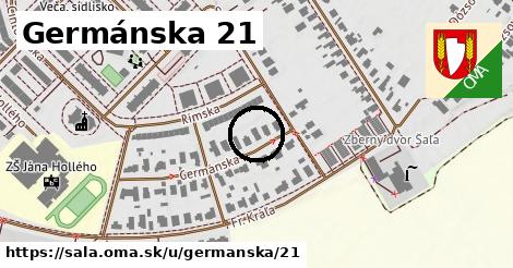 Germánska 21, Šaľa