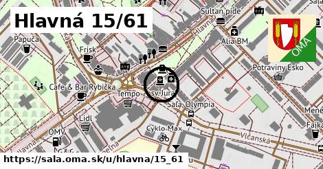 Hlavná 15/61, Šaľa