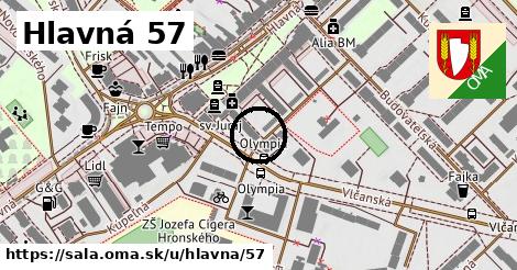 Hlavná 57, Šaľa