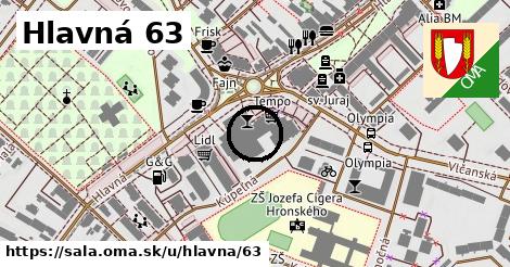 Hlavná 63, Šaľa