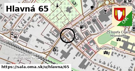 Hlavná 65, Šaľa