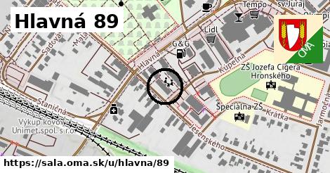 Hlavná 89, Šaľa