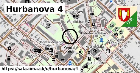 Hurbanova 4, Šaľa