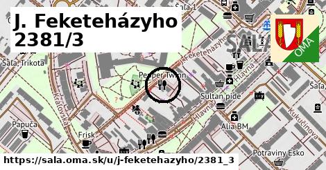 J. Feketeházyho 2381/3, Šaľa