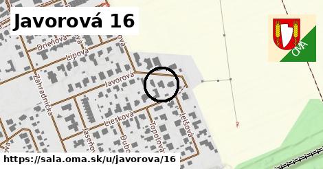 Javorová 16, Šaľa