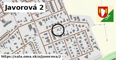 Javorová 2, Šaľa