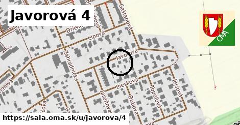 Javorová 4, Šaľa