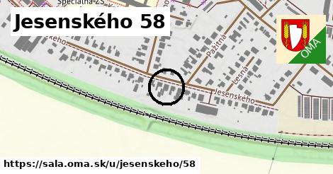 Jesenského 58, Šaľa