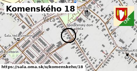 Komenského 18, Šaľa