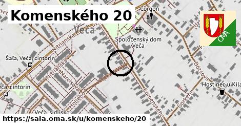 Komenského 20, Šaľa