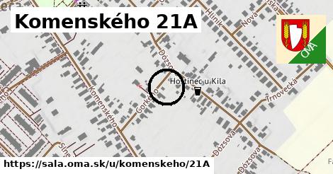 Komenského 21A, Šaľa