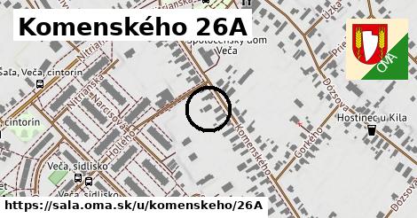 Komenského 26A, Šaľa