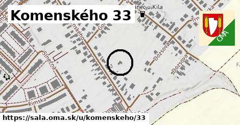 Komenského 33, Šaľa