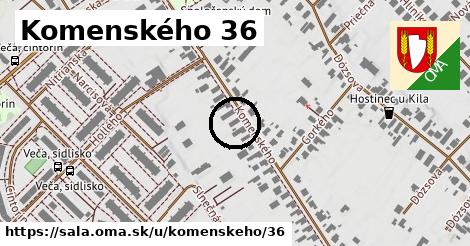 Komenského 36, Šaľa