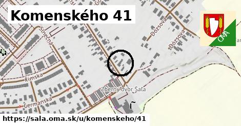 Komenského 41, Šaľa