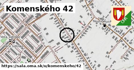 Komenského 42, Šaľa